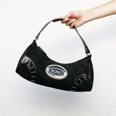 XOXO Women's All over XOXO Print Black Saffiano Leather Signature Everyday  Handbag - Walmart.com